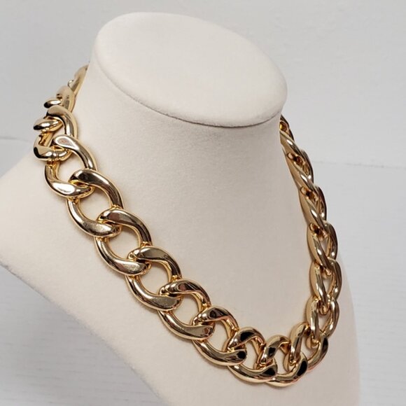 Authentic Louis Vuitton Lock & Key Gold with Unbranded Cuban Style Chain 092925 - Picture 2 of 8